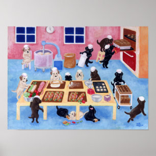 Labrador Bakery Artwork Poster
