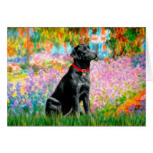 Labrador (Black) - Garden (Front Horizontal)