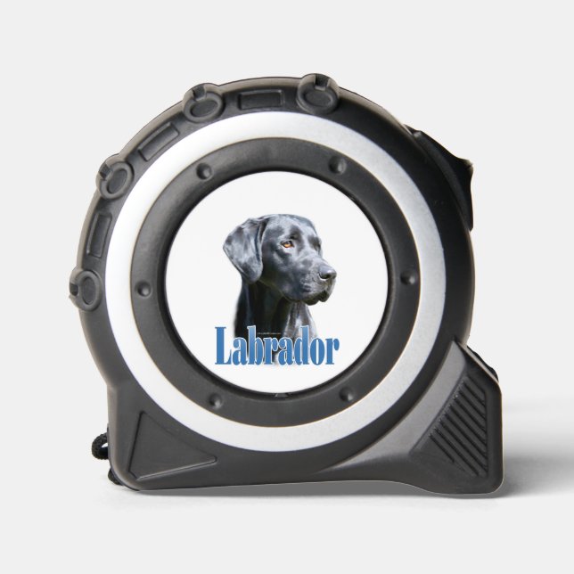 Labrador (black) Name Tape Measure (Front)