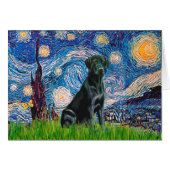 Labrador (black) - Starry Night (Front Horizontal)