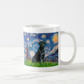 Labrador (black) - Starry Night Coffee Mug
