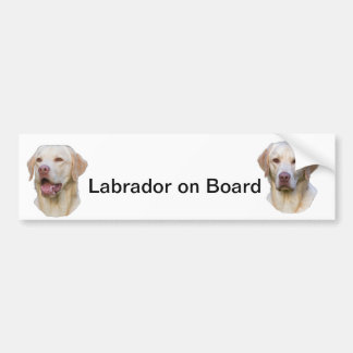 labrador bumper sticker