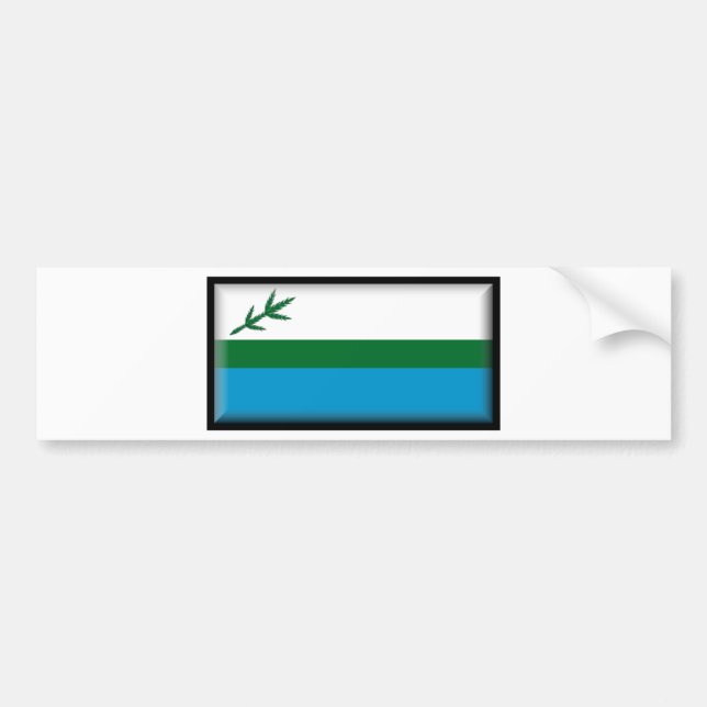 Labrador (Canada) Flag Bumper Sticker (Front)
