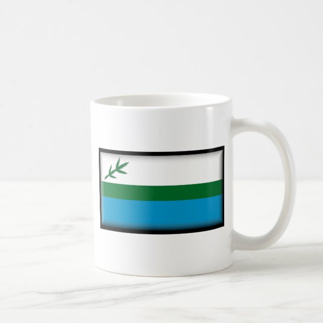 Labrador (Canada) Flag Coffee Mug (Right)
