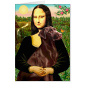 Labrador (Chcolate) - Mona Lisa (Front)