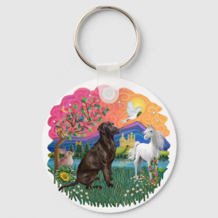 Labrador (Chocolate) Keychain