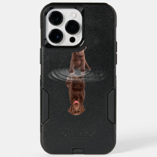 Labrador Chocolate Reflection  Fathers Day Dog OtterBox iPhone 14 Pro Max Case