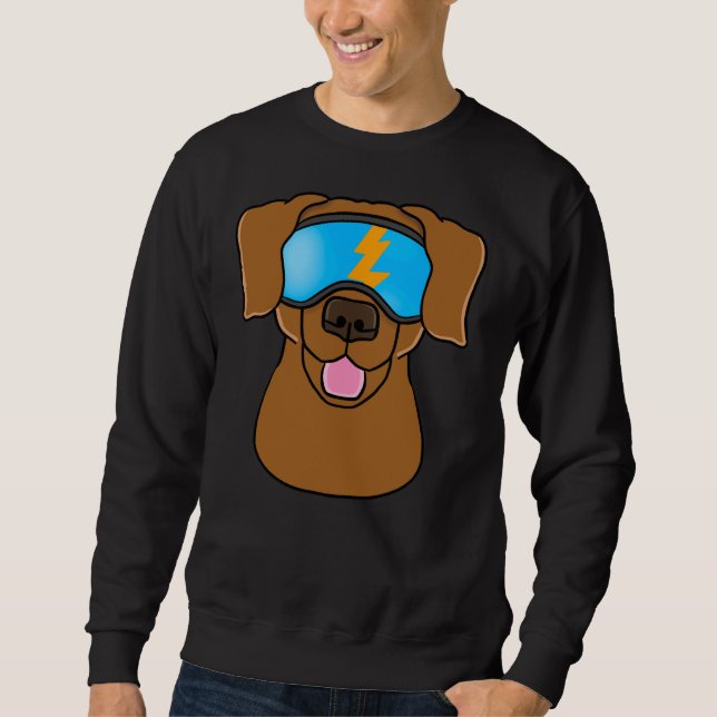 Labrador Chocolate Sweatshirt (Front)