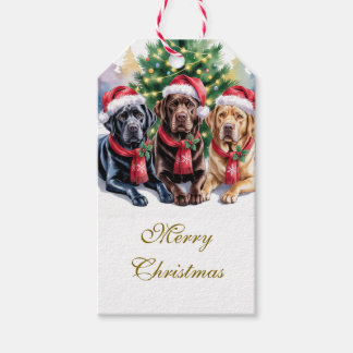 Labrador Christmas Gift Tag