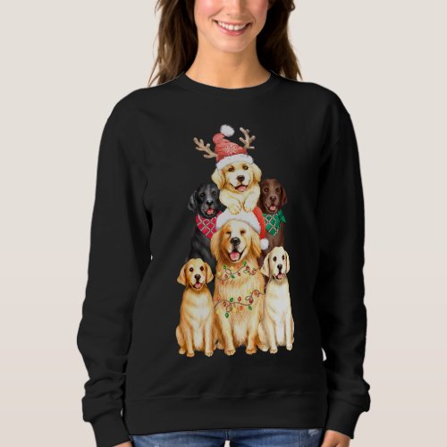 Labrador Christmas  Labrador Christmas Pajama Sweatshirt
