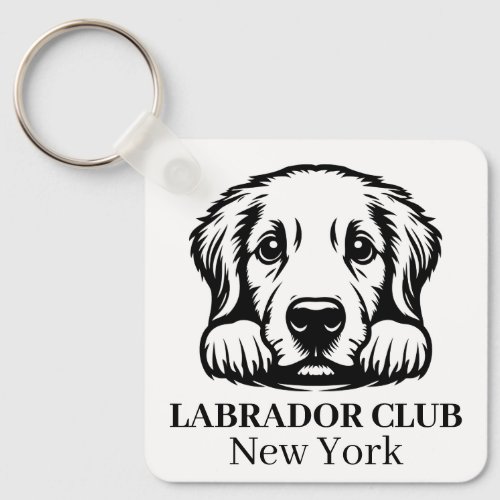 Labrador Custom Club Theme keychain