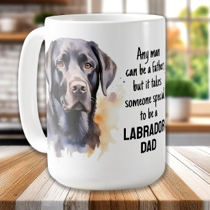 Labrador Dad - Black Lab Dog Lover - Fathers Day  Coffee Mug