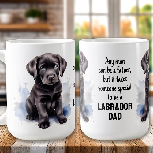 Labrador Dad Dog Lover Cute Fathers Day Puppy Coffee Mug