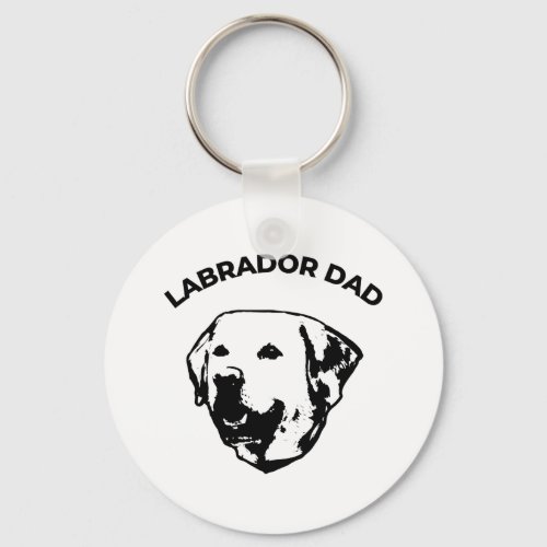 Labrador Dad   Keychain