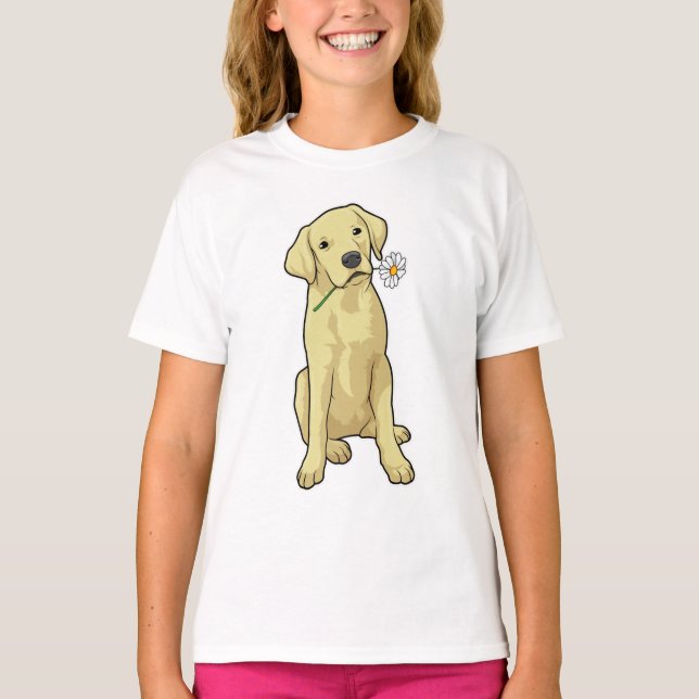 Labrador Daisy T-Shirt (Front)