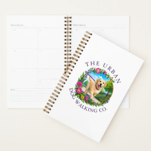 Labrador Diary Dog Walker Custom Planner