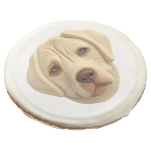 Labrador Dog 3D Inspired Sugar Cookie