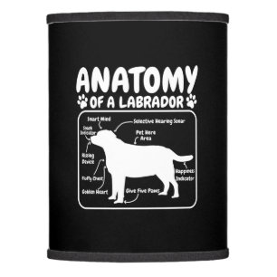 Labrador Dog Anatomy Lamp Shade