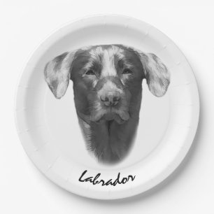 Labrador Dog attractive Paper Plates