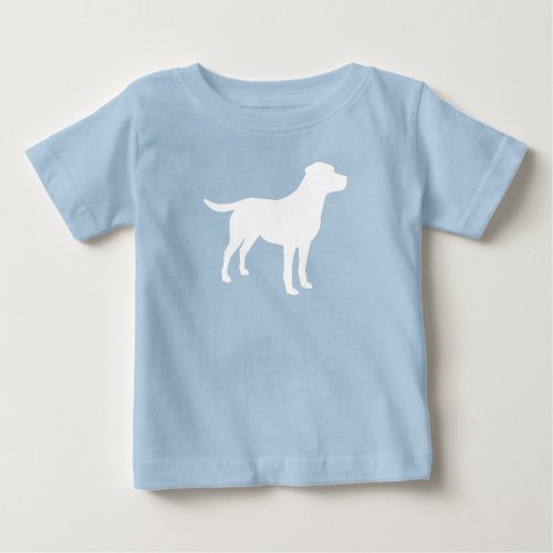 Labrador Dog Baby Shower Blue Boy Lab Baby T_Shirt