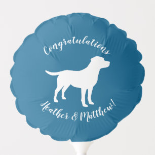 Labrador Dog Baby Shower Blue Boy Lab Balloon