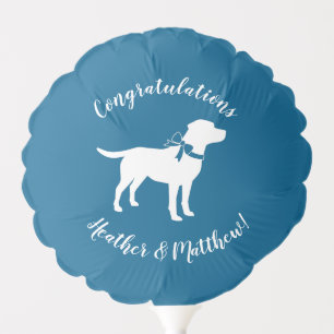 Labrador Dog Baby Shower Blue Boy Lab Balloon