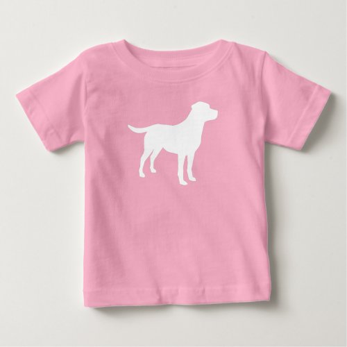 Labrador Dog Baby Shower Girl Lab Pink Baby T_Shirt