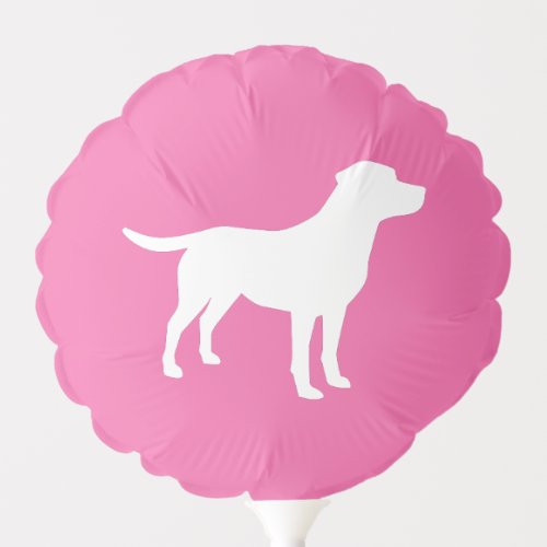 Labrador Dog Baby Shower Girl Lab Pink Balloon