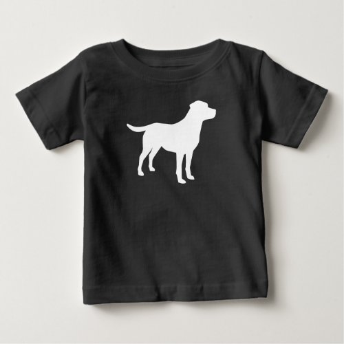 Labrador Dog Baby Shower Lab Grey Gender Neutral Baby T_Shirt