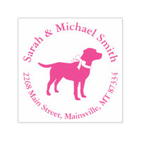 Labrador Dog Baby Shower Pink Girl Lab