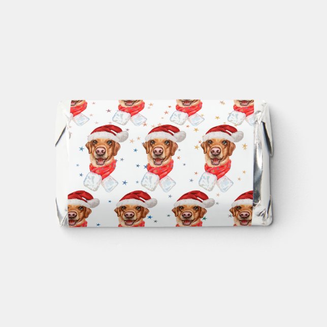 Labrador Dog Breed Christmas Hershey's Miniatures (Front)
