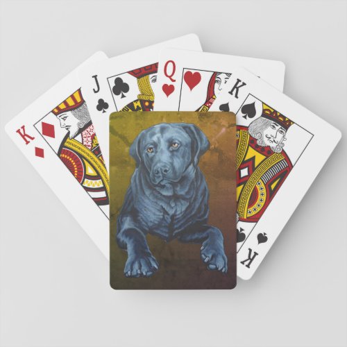 Labrador Dog Cards Hunting Dog Art Playing Cards