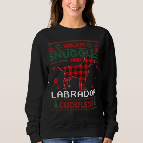Labrador Dog Christmas Pajama  Ugly Christmas Swea Sweatshirt