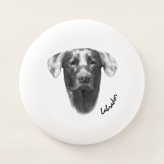Labrador Dog cool customizable Wham-O Frisbee (Front)