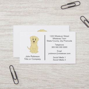 Labrador Dog Design Boarding Kennels Business Card