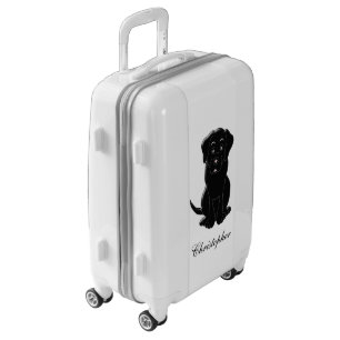 Labrador Dog Design Personalised Luggage