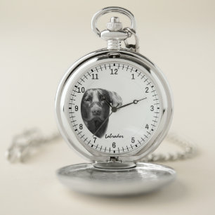 Labrador Dog elegant Pocket Watch