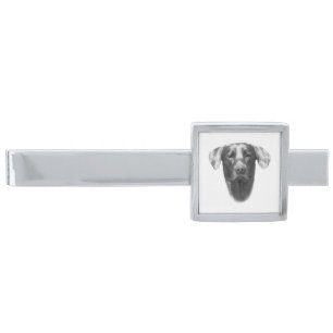 Labrador Dog elegant Silver Finish Tie Bar