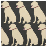 Labrador Dog Golden Pattern Fabric