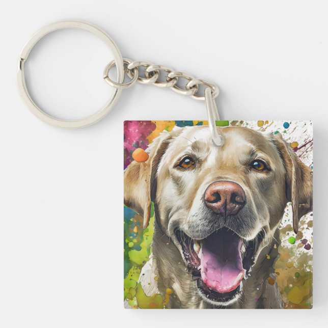 Labrador Dog Keychain (Front)