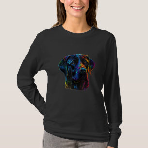 Labrador Dog Lab Lover Splash Graffiti Art Pet_2 T-Shirt