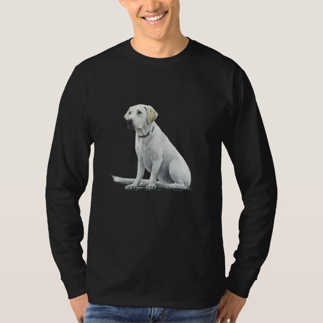 Labrador Dog Lab Lover Splash Graffiti Art Pet T-Shirt (Front)