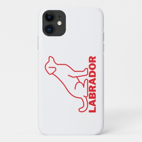 Labrador Dog Labrador Retriever Red Lab       iPhone 11 Case