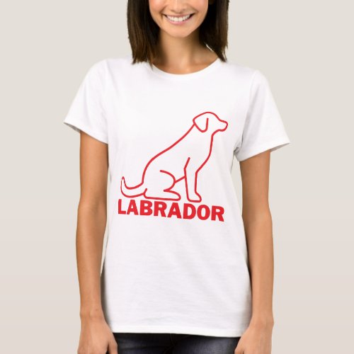 Labrador Dog Labrador Retriever Red Lab T_Shirt