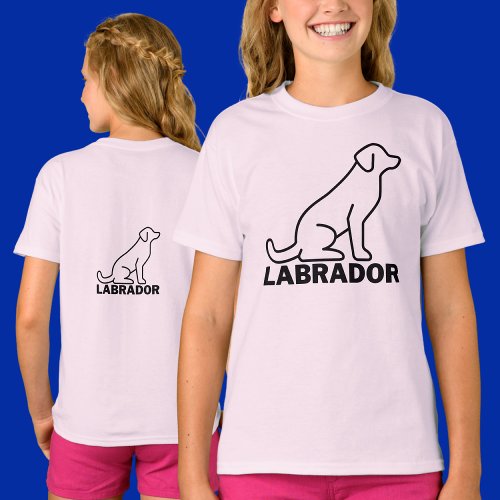 Labrador Dog Labrador Retriever Red Lab        T_Shirt