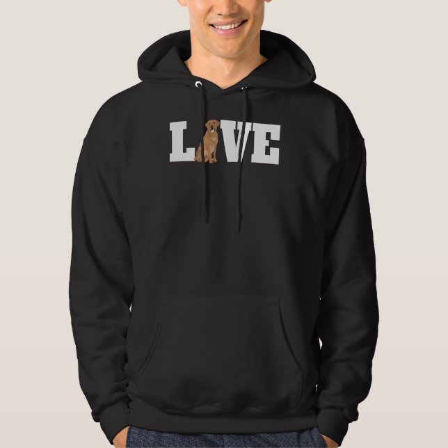 Labrador Dog Love 245 Hoodie (Front)