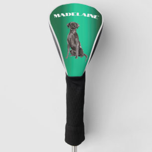 Labrador Dog Lover Green Personal Golf Head Cover