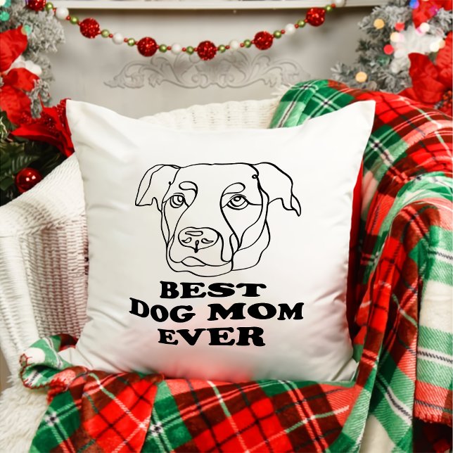 Labrador Dog Personalized Christmas Gift Throw Pillow (Creator Uploaded)