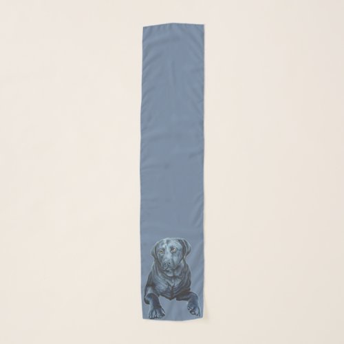 Labrador Dog Scarf Black Lab Blue Dog Scarves