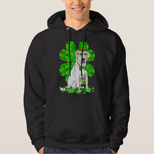 Labrador Dog St Patrick's Day Cute Shamrock Hoodie